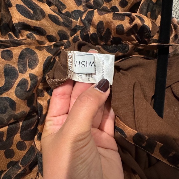 Chicwish Pleated Halter Maxi Dress in Brown and Black - Picture 8 of 11